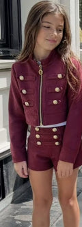 ensemble fille en suedine