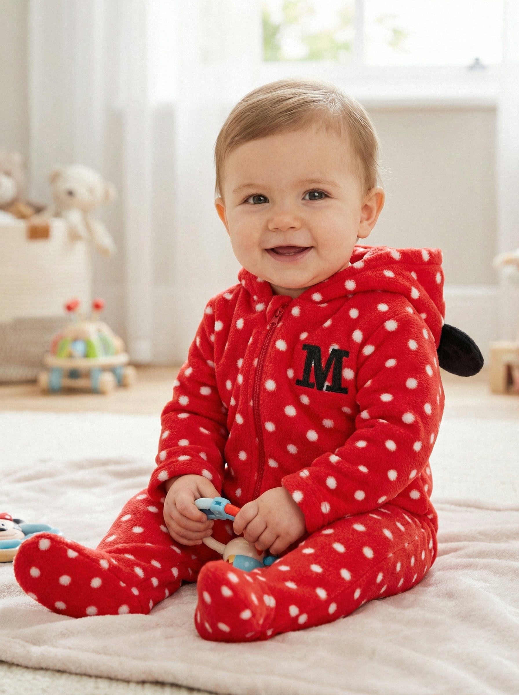 combinaison bebe Mickey Mousse - disney baby chaude, douce et ultra mignonne