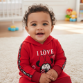 Robe bebe Minnie Mousse a capuche