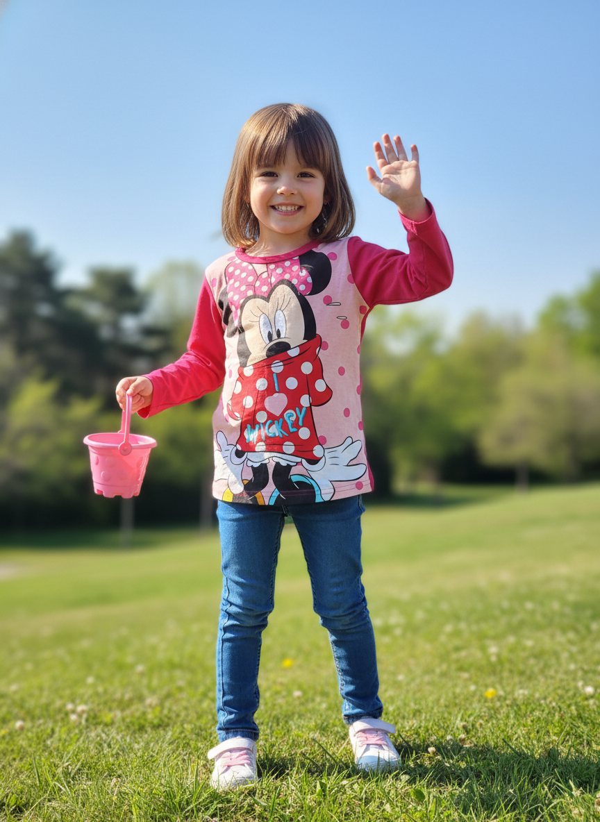 t shirt manche longue Minnie