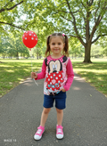 t shirt longue manche Minnie