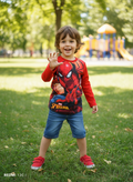 t shirt a manche longue Spider-Man