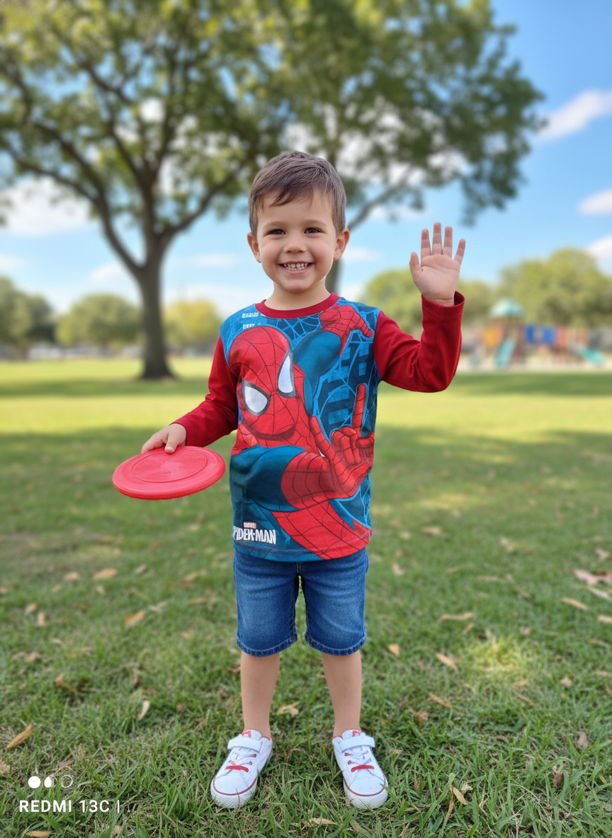t shirt manche longue Spiderman
