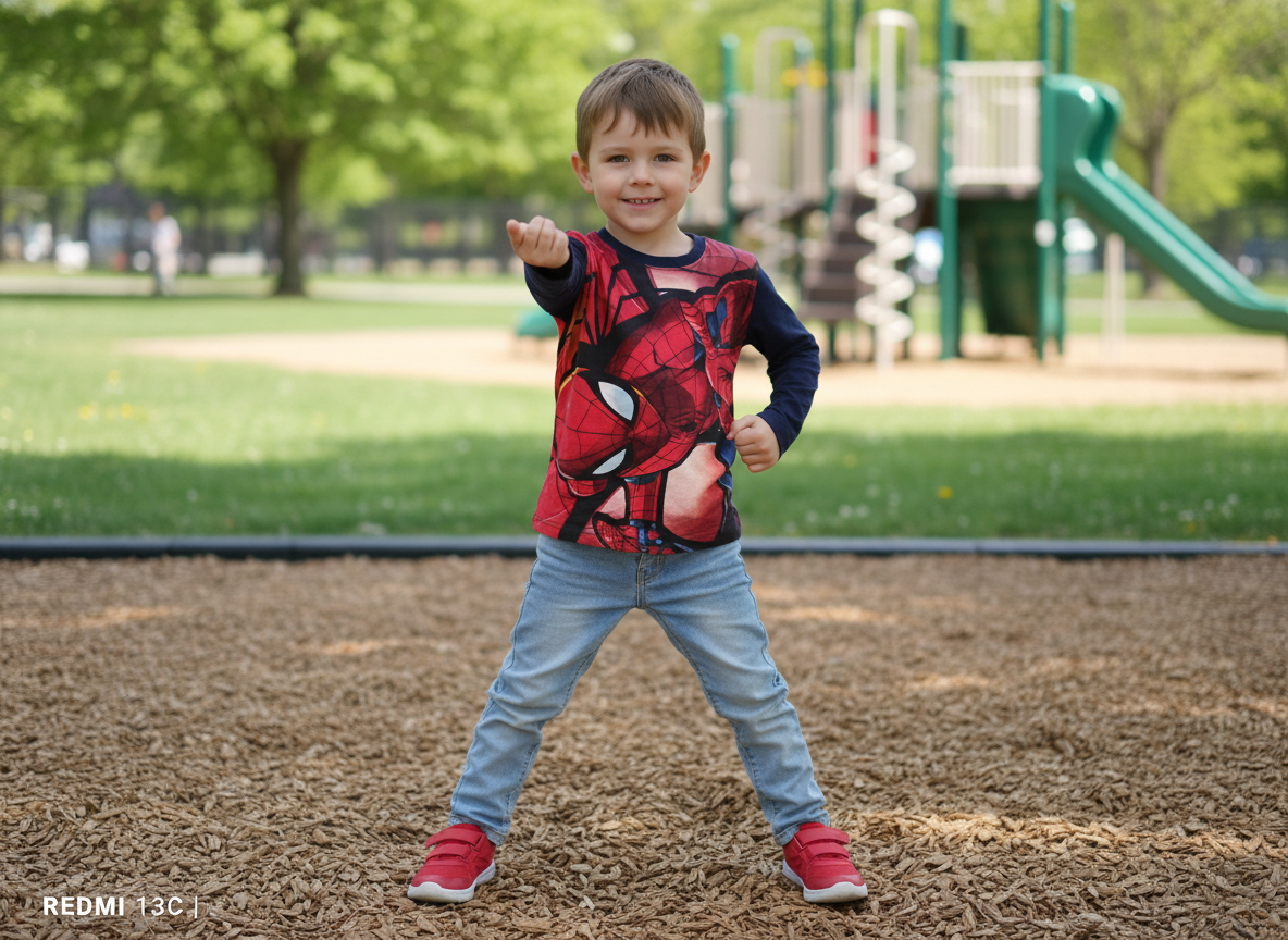 t shirt manche longue Spiderman
